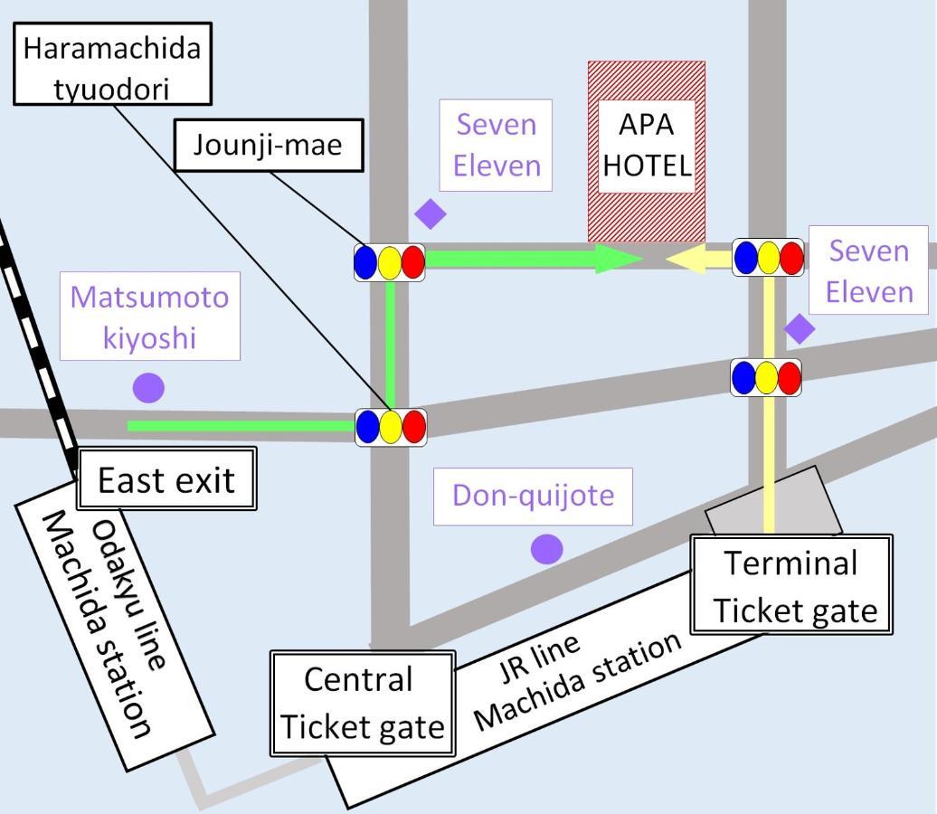 Apa Hotel Machidaeki-Higashi Tokio Zewnętrze zdjęcie